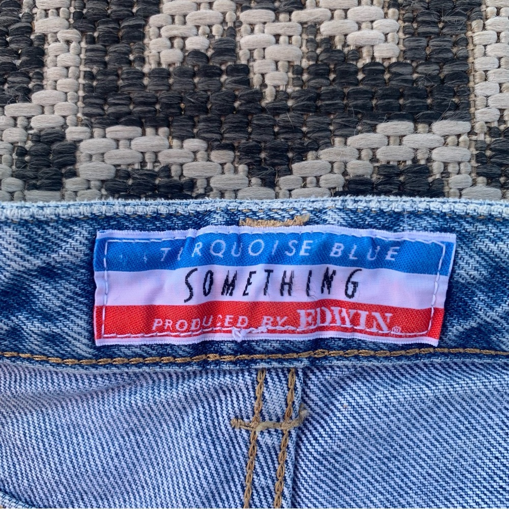 *SOLD* Vintage 90’s Japanese Jeans | High Waisted | Something by Edwin - Picture 4 of 12